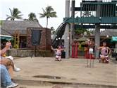 Hawaian dance at Coconut Market