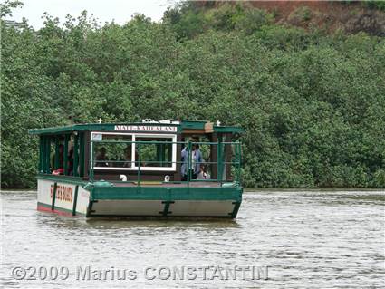 Boat on Wailua River