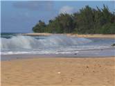 Surf at Ha'ena Beach