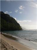 Napali Coast from Ke'e Beach