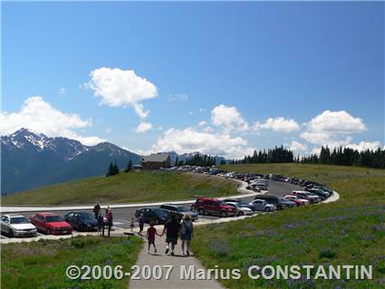 Parcarea de la Hurricane Ridge