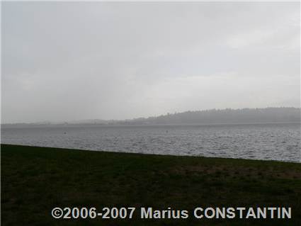 Ceata pe Lacul Washington