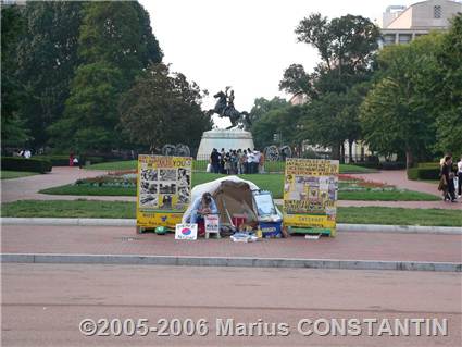 Protest in fata White House