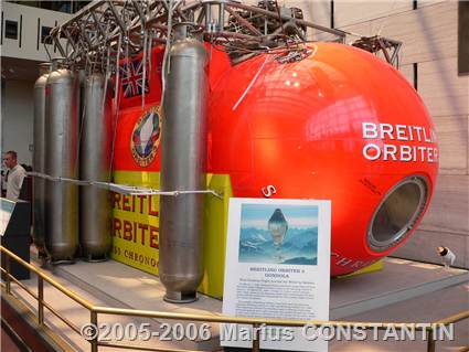 Nacela balonului ce a facut inconjurul lumii - la Air & Space Museum