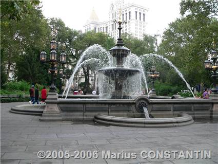 Fantana din City Hall Park - New York