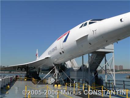 Concorde - gazduit la muzeul Intrepid in New York