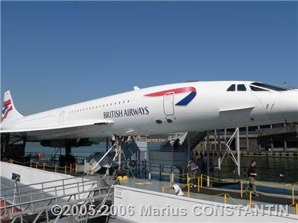 Concorde - gazduit la muzeul Intrepid in New York