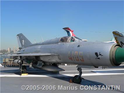 Mig 21 Fishbed PFM - la muzeul Intrepid in New York