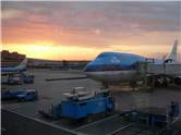 Asteptand decolarea spre JFK (Schipol Airport)
