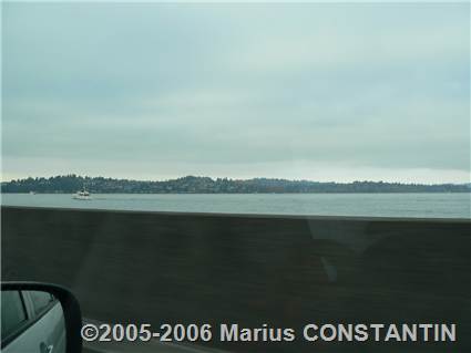 Lake Washington from the Evergreeen Point bridge